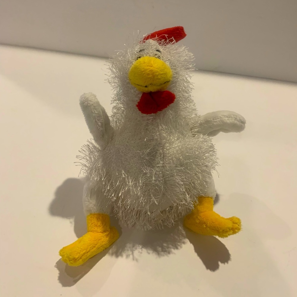 Ganz Webkinz Chicken Plush Bird 8" stuffed animal HM205 No Code